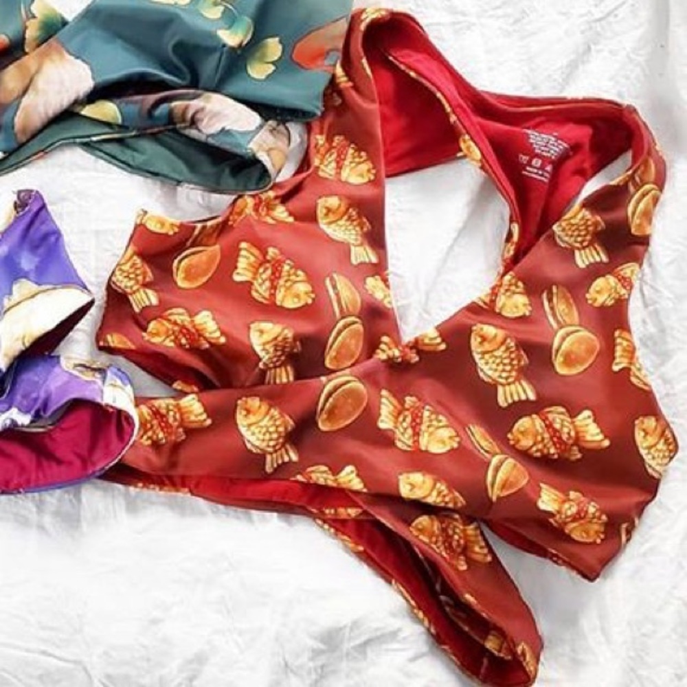 2XL Iron Yōkai taiyaki wrap bra